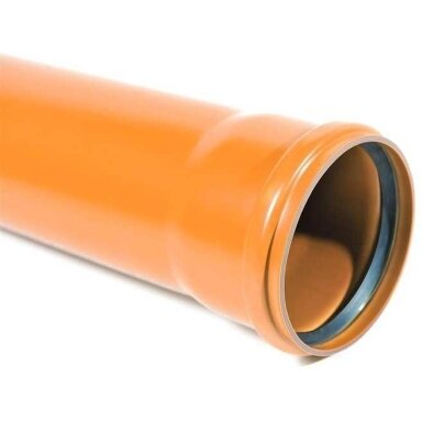 Lauko kanalizacijos vamzdis OSMA KGEM Dn110 2000mm Lauko kanalizacijos vamzdis OSMA KGEM Dn110 2000mm