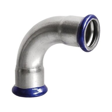Nerūdijančio plieno presuojama alkūnė 90° v/v Eurotubi AISI 316L 35x35 mm Nerūdijančio plieno presuojama alkūnė 90° v/v Eurotubi AISI 316L 35x35 mm