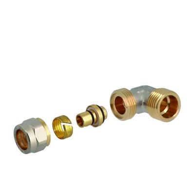 Užveržiama alkūnė General Fittings, 18x1/2" IS