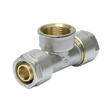 Užveržiamas trišakis General Fittings, 18x1/2"x18 VS