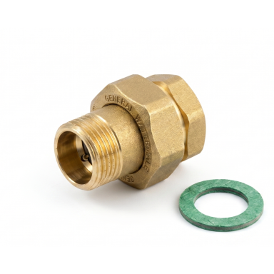 Žalvarinė ardoma jungtis tiesi Dn 3/4", General Fittings